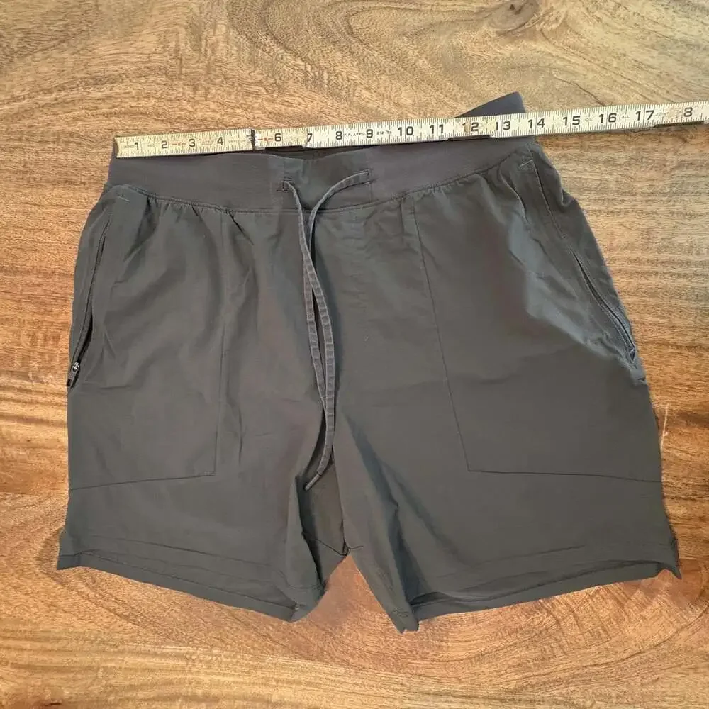 Lululemon Shorts Mens Medium Black License To Train 7 Inch Inseam Athletic